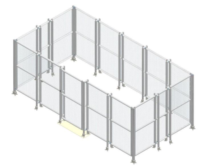 鋁型材車間隔離網