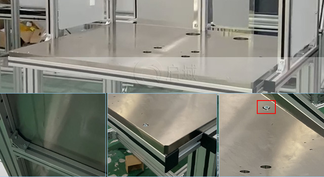 鋁型材鋁板台麵工作台