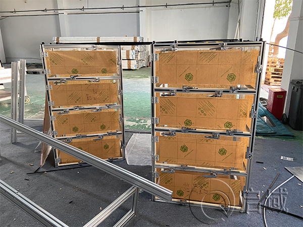 膠水固定板材機罩